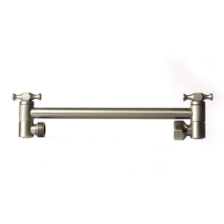 Thrifco Plumbing Swing Shower Arm Satin Nickel 4405781